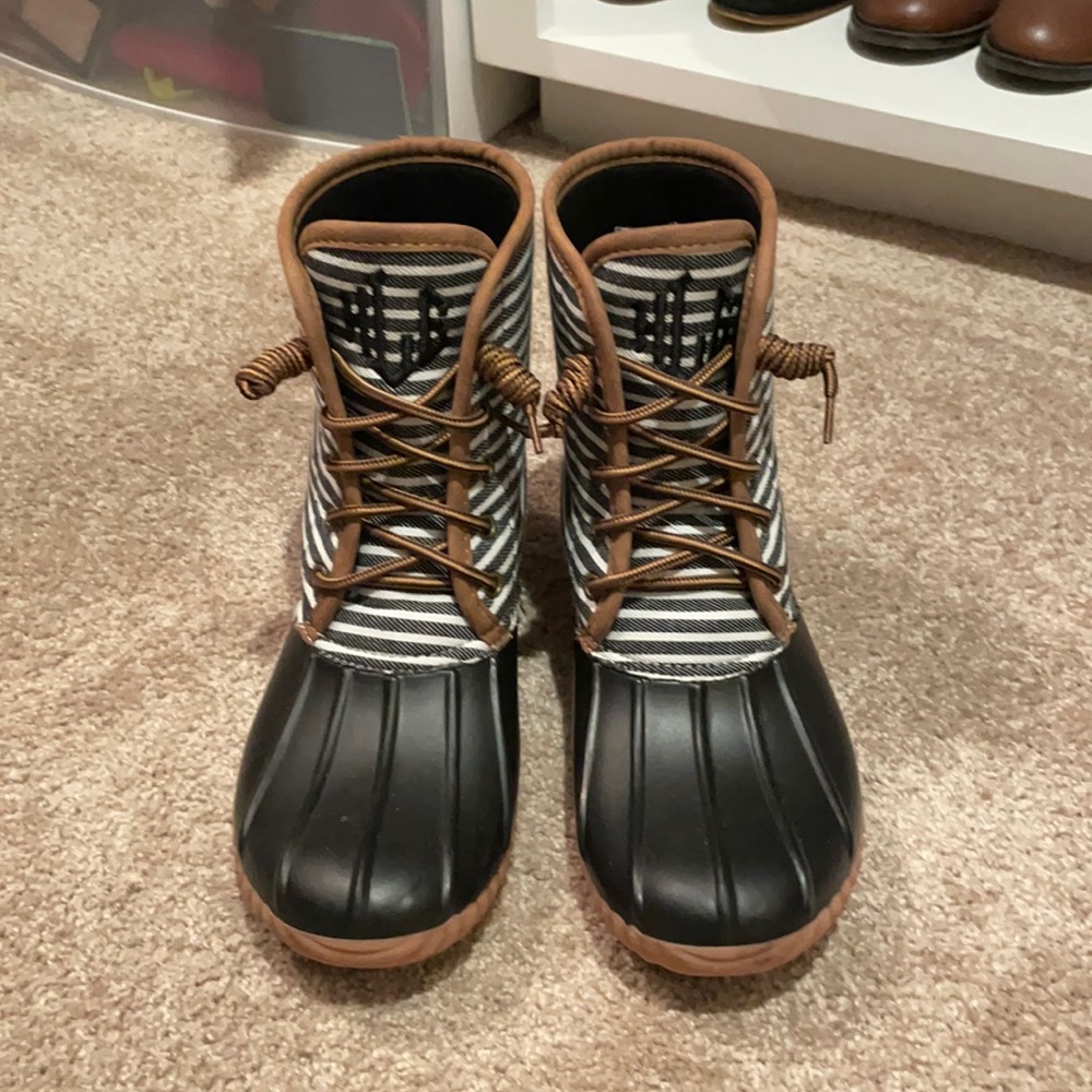 Monogram boots